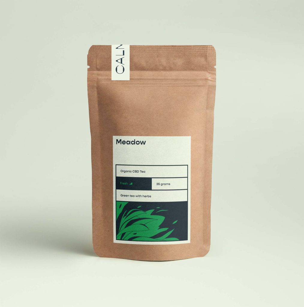 CBD Premium Tea ~ Zelený s bylinkami (35g)